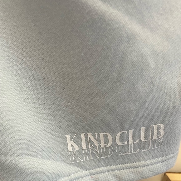 NWT - Brunette the Label “KIND CLUB” track shorts - Picture 2 of 6